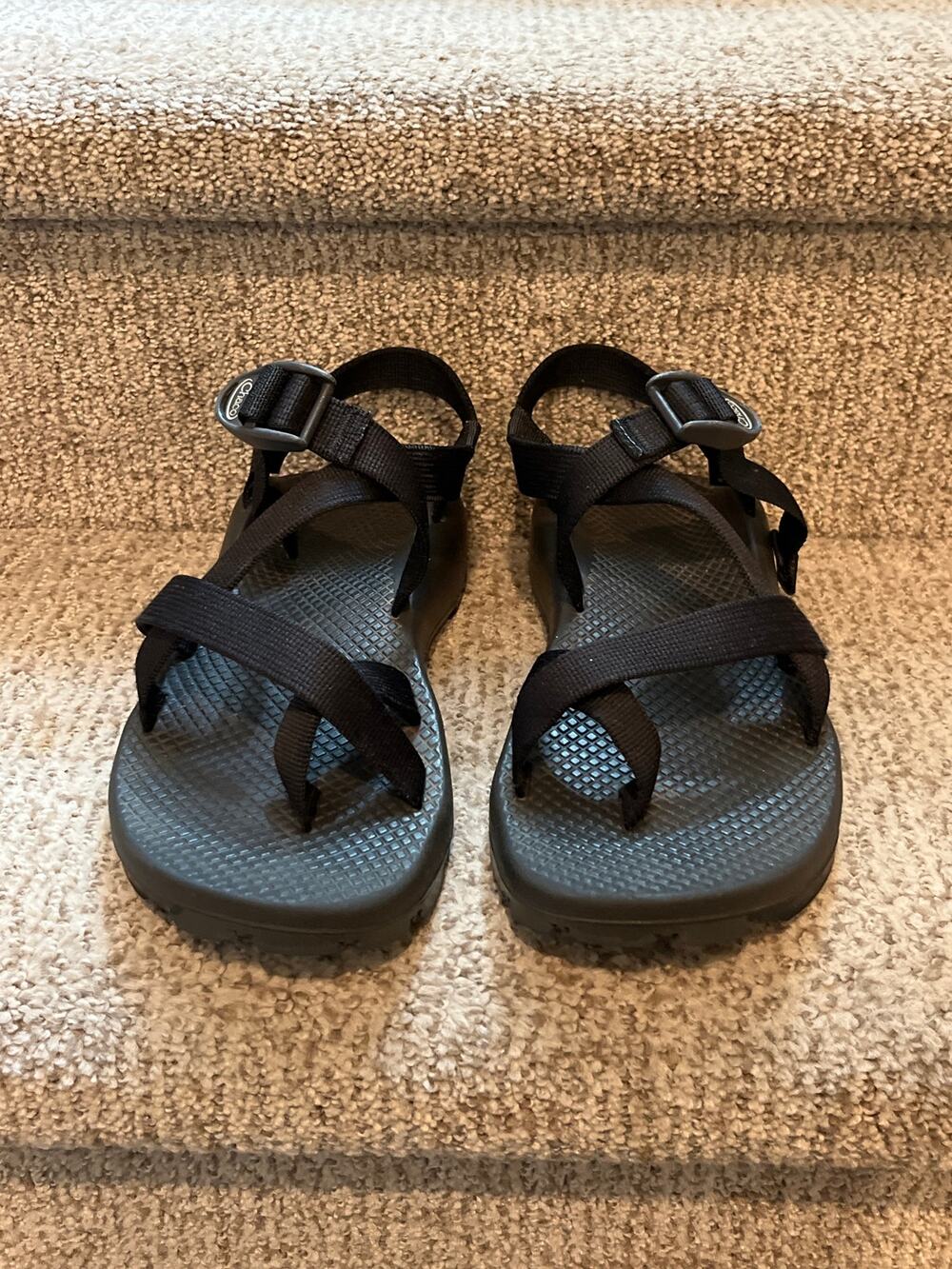 Chaco Women's Z/2 Adjustable Strap Classic Sandal - 8 - black